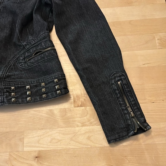 Baccini Jacket Womens Denim medium black - Picture 2 of 4